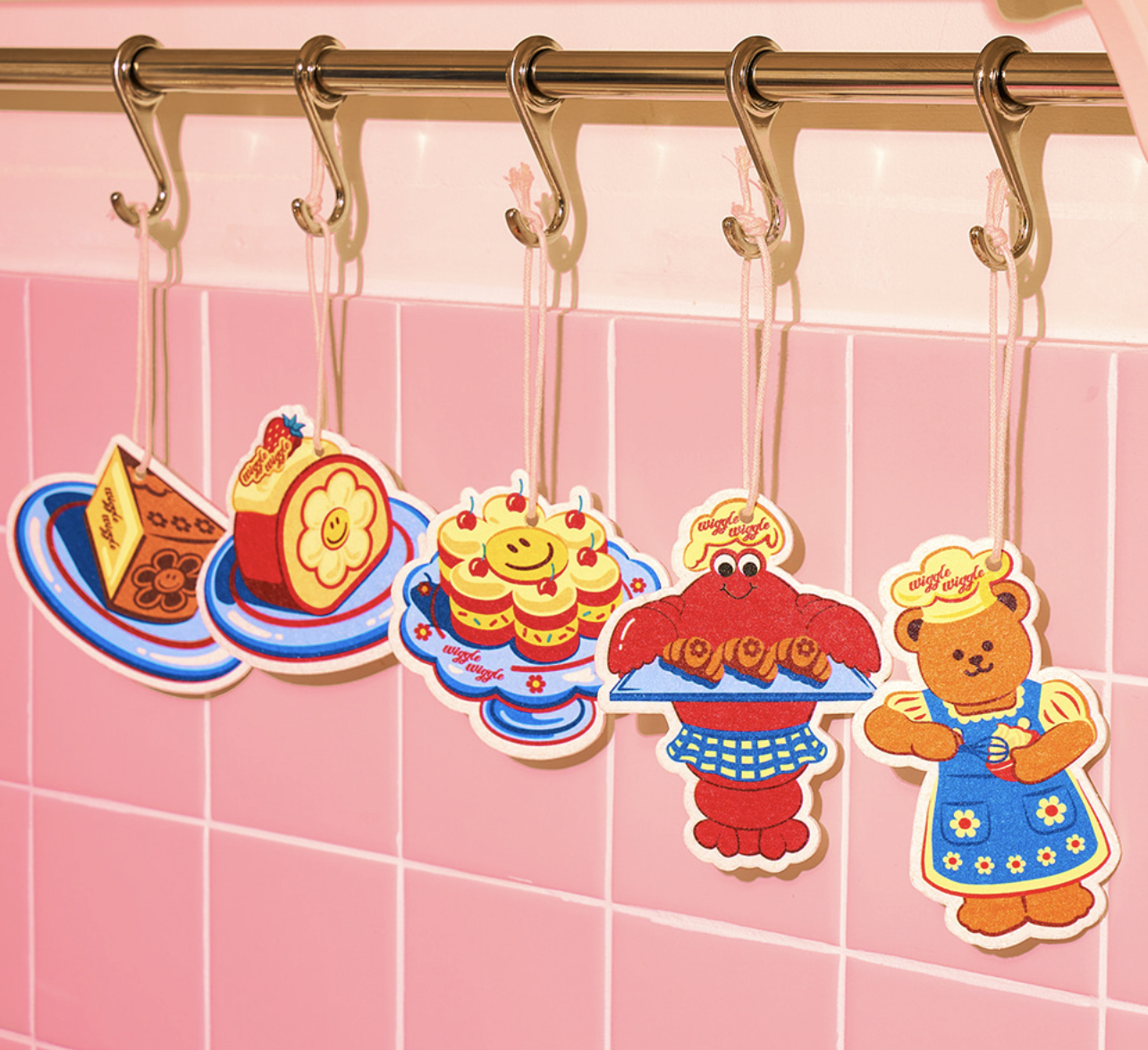 Wiggle 廚房洗碗海綿布1套5個