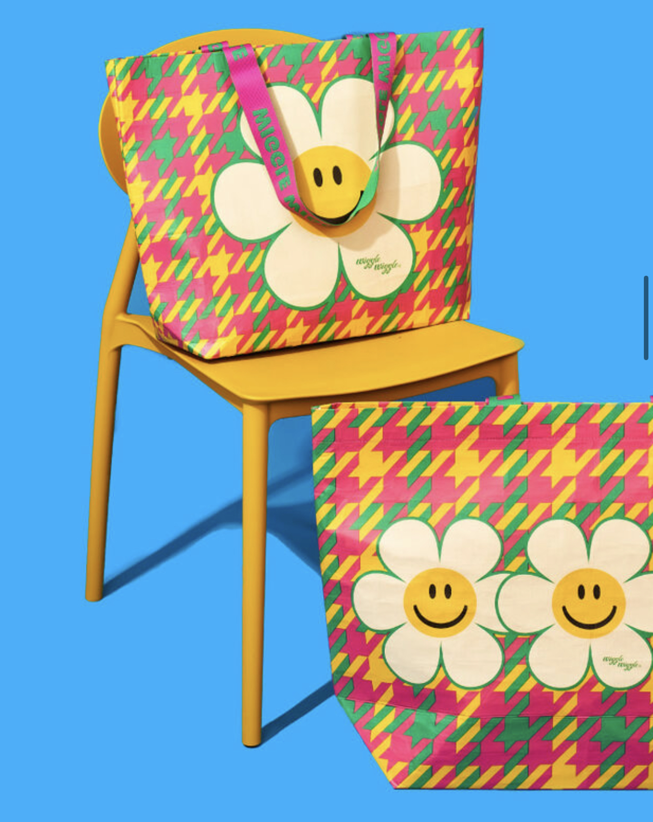 Wiggle 花千鳥/熊雙面款環保袋