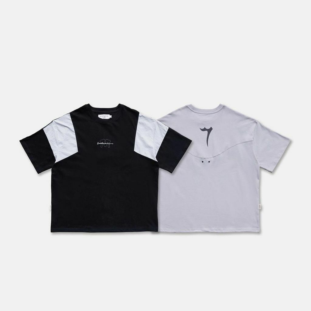 MOMENTUM Spring-Summer 2023 Text Mixed Patch T-shirt 標語拼接 T 恤