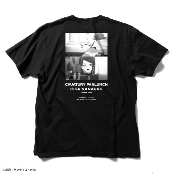 Pbandai 預訂2023/8月 STRICT-G『機動戦士ガンダム 水星の魔女』半袖Tシャツ 名場面ニカ＆チュチュ