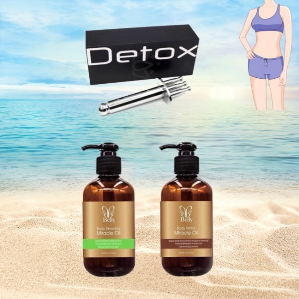 Detox 解毒排酸磁叉神仙棒X1 + 奇蹟瘦身油 X2