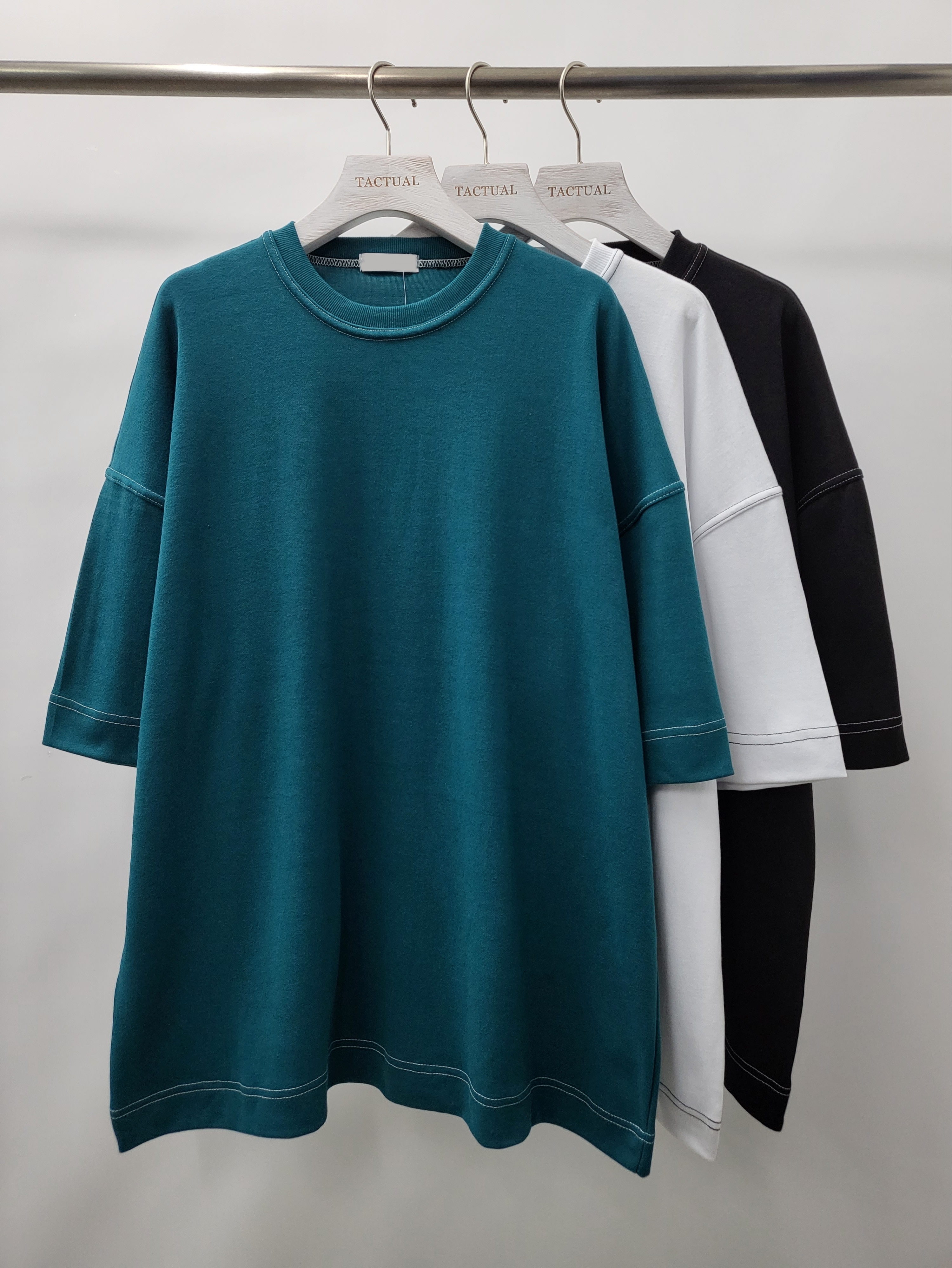 淨色車白線短袖Tee T5081