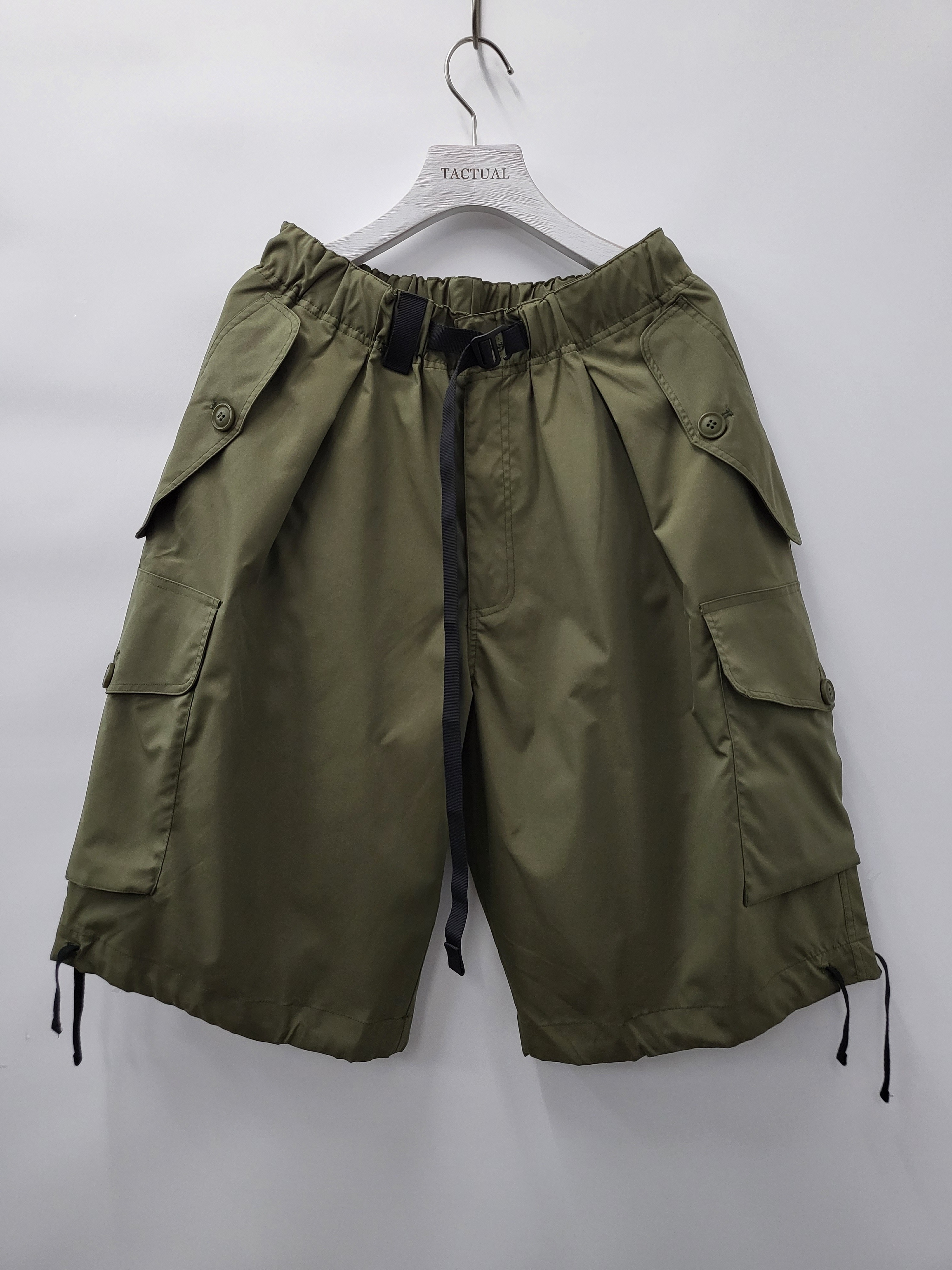 淨色索帶工裝短褲 P2501