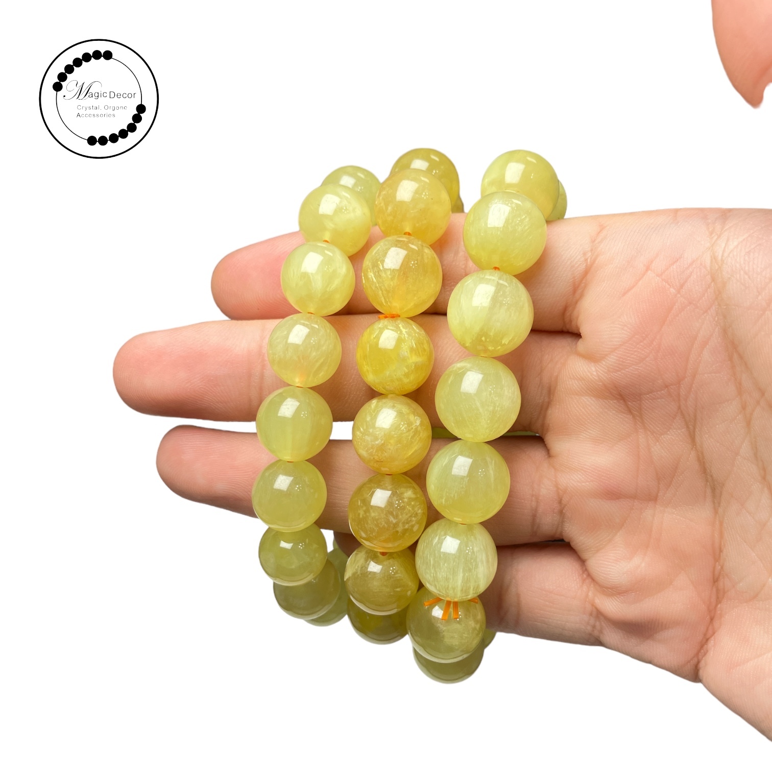 0707-b51 12mm+意大利金葡萄石手串