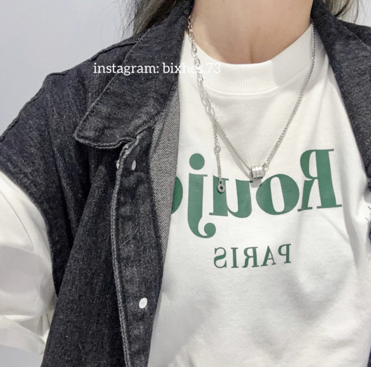 三圓環垂墜項鍊(K00007)