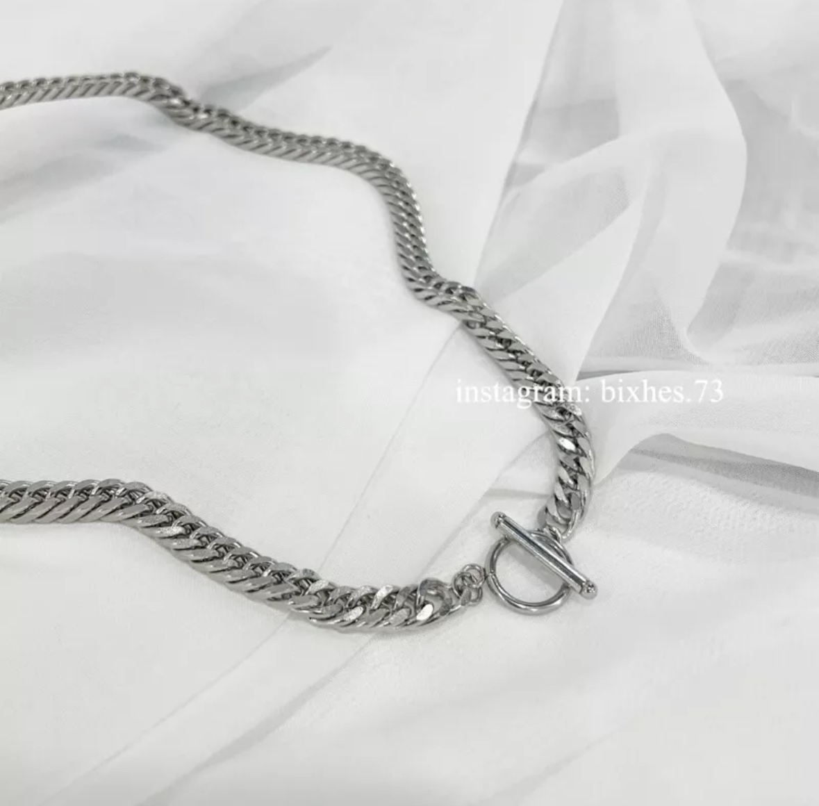 質感粗鏈OT項鍊(K00008)