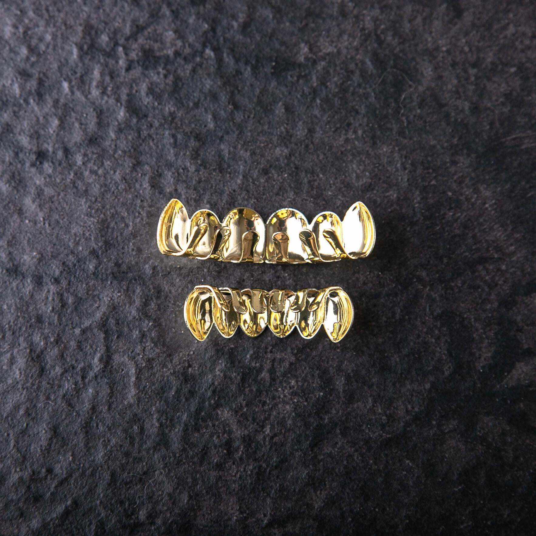 光面金屬牙套/金色