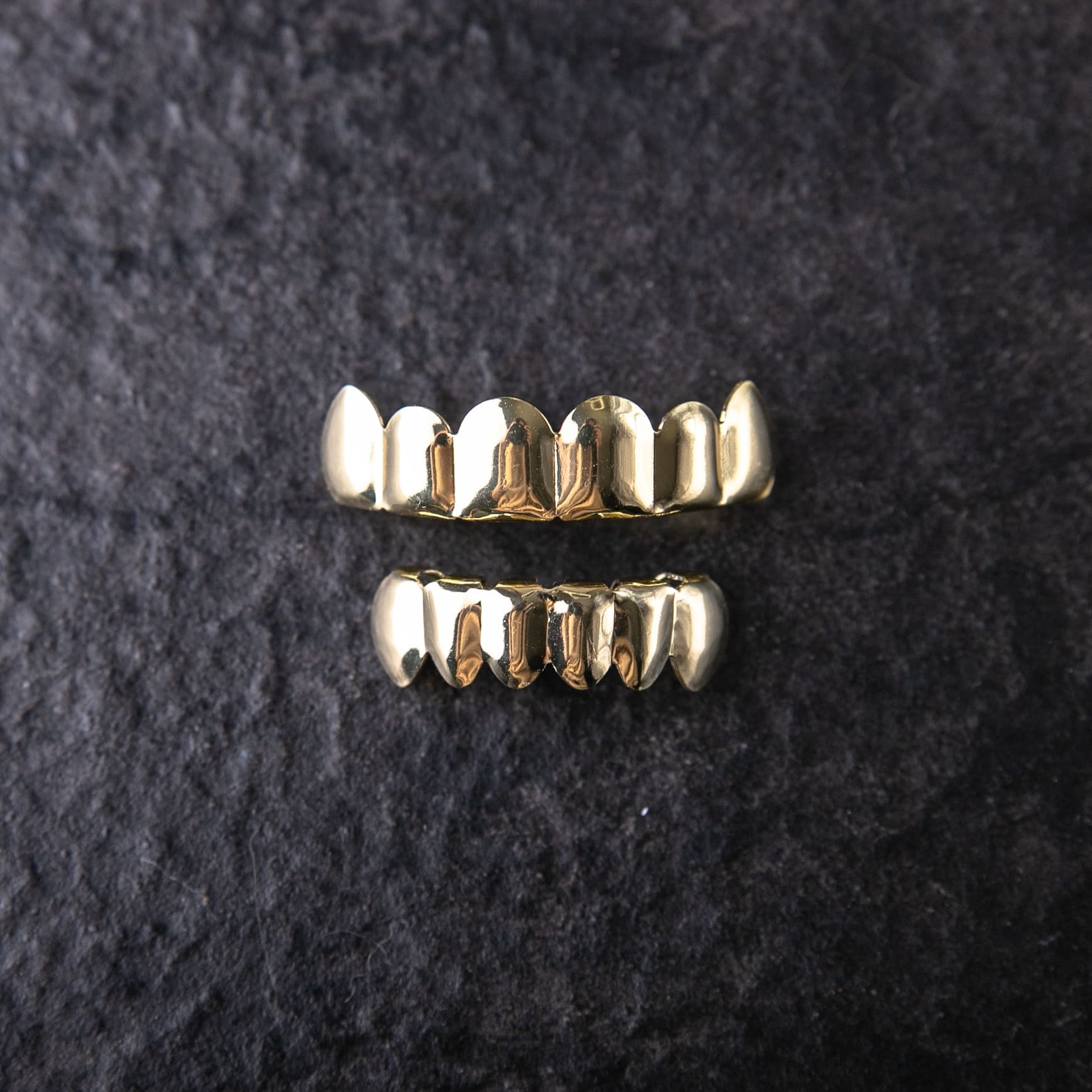 光面金屬牙套/金色