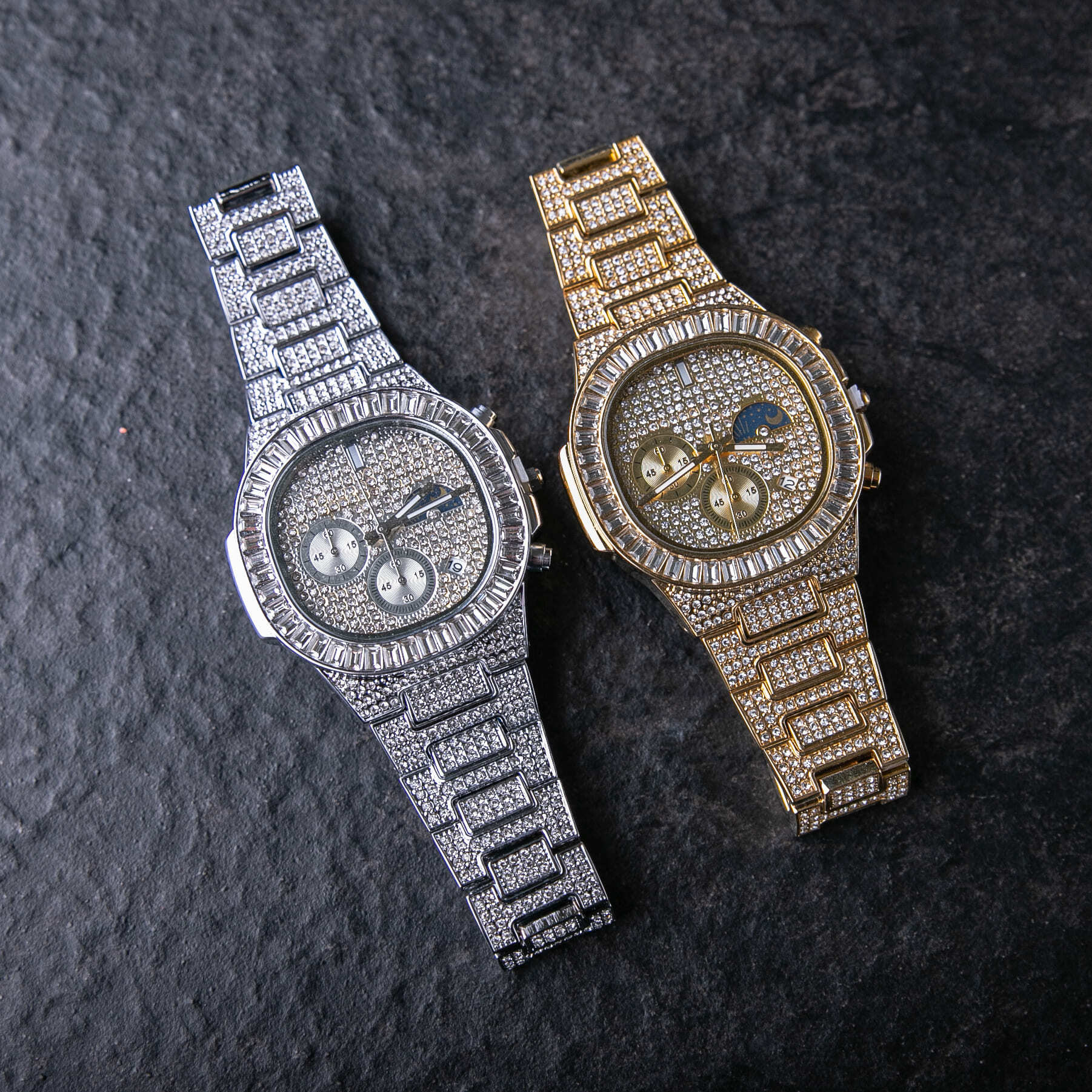 滿鑲經典船長手錶