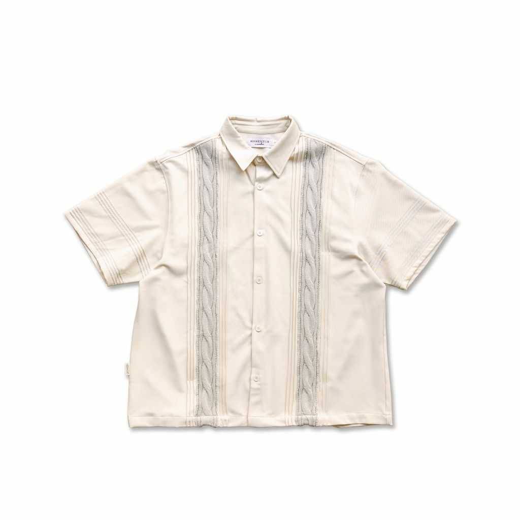 MOMENTUM Spring-Summer 2023 Cable-knit Shirt