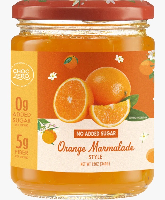 Choczero No Added Sugar Orange Marmalade Jam (