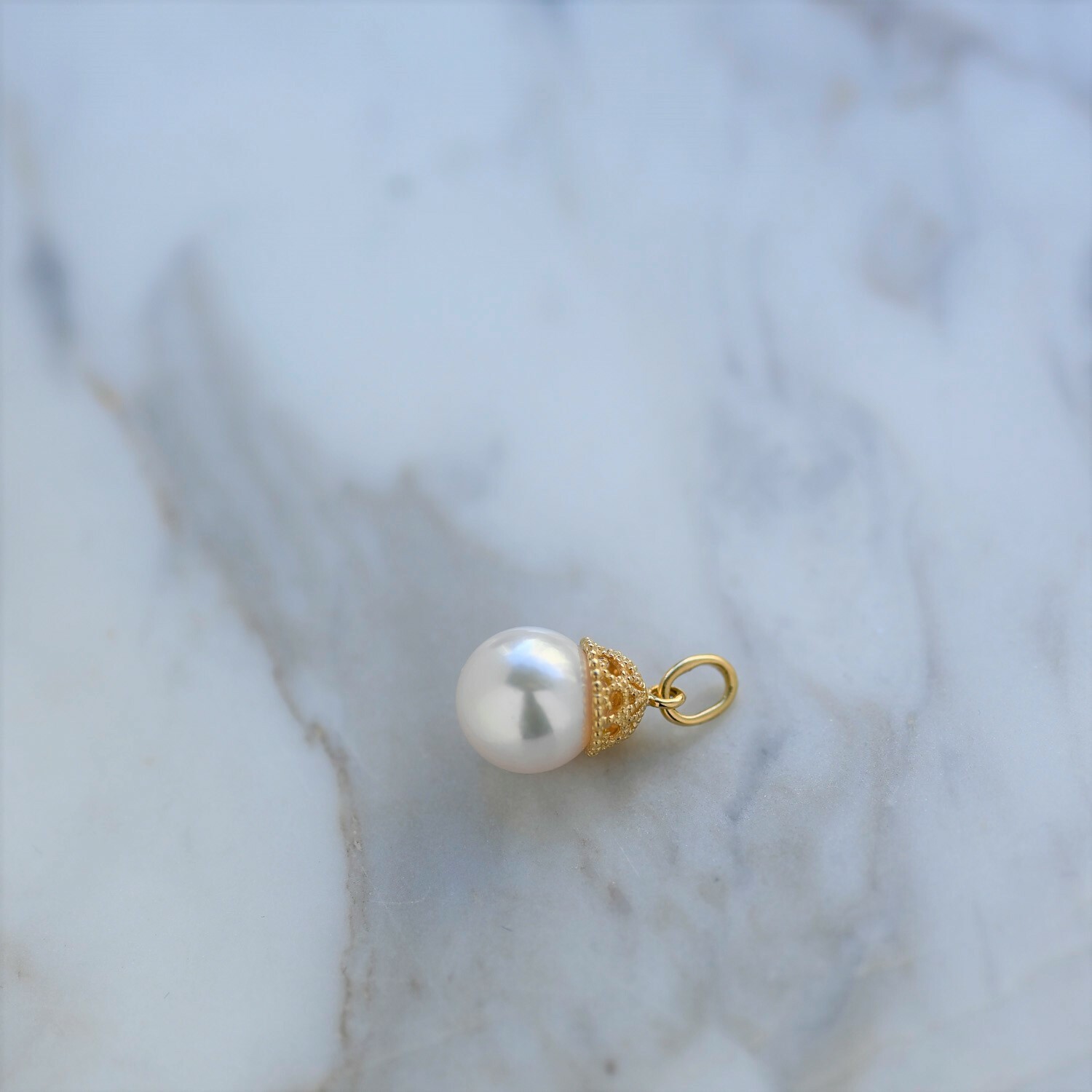18K Lanten Akoya Pearl Pendant
