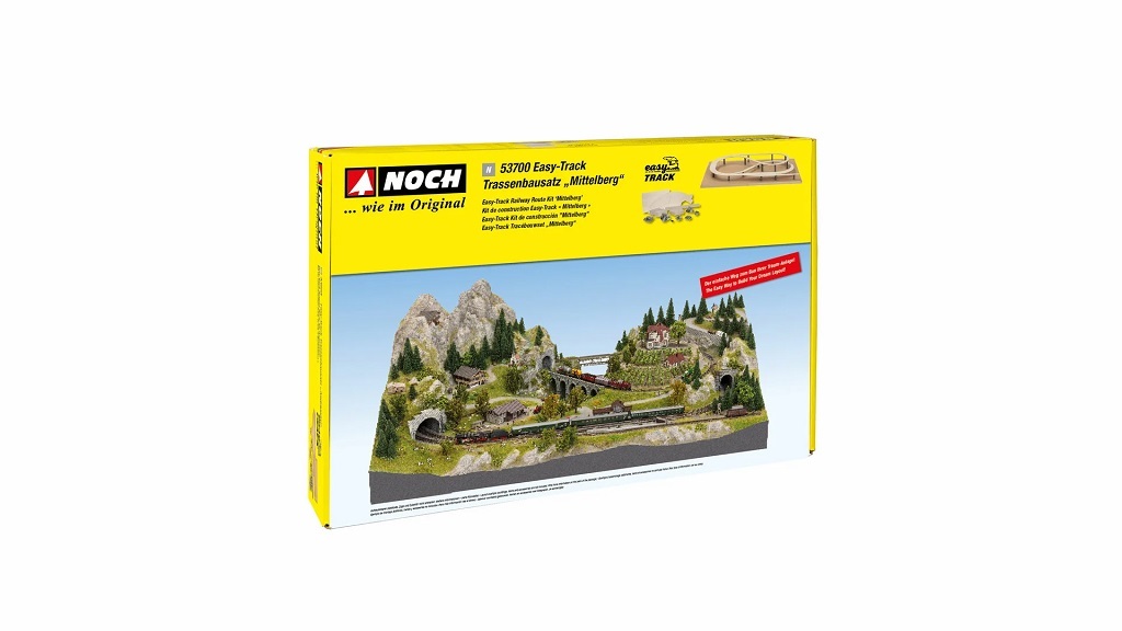 Noch 53700 N Scale Easy-Track Railway Route Kit "Mittelberg"