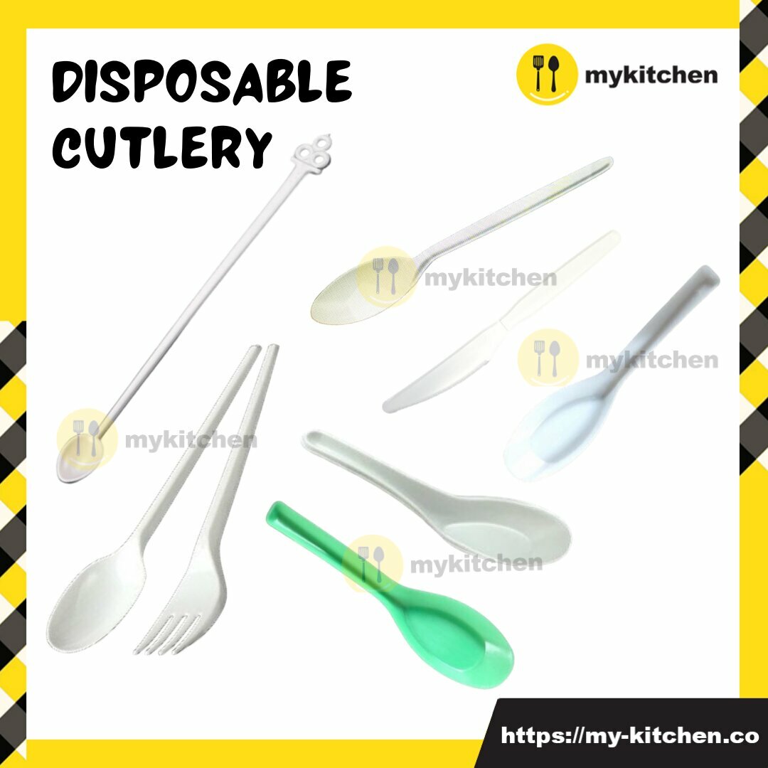 [MY KITCHEN] Disposable Plastic Cutlery Disposable Plas