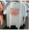 [S] KENZO WOMEN'S TIGER SEASON AL LOOSE TEE,WHITE, 2TS9124YF-01 (SK85)