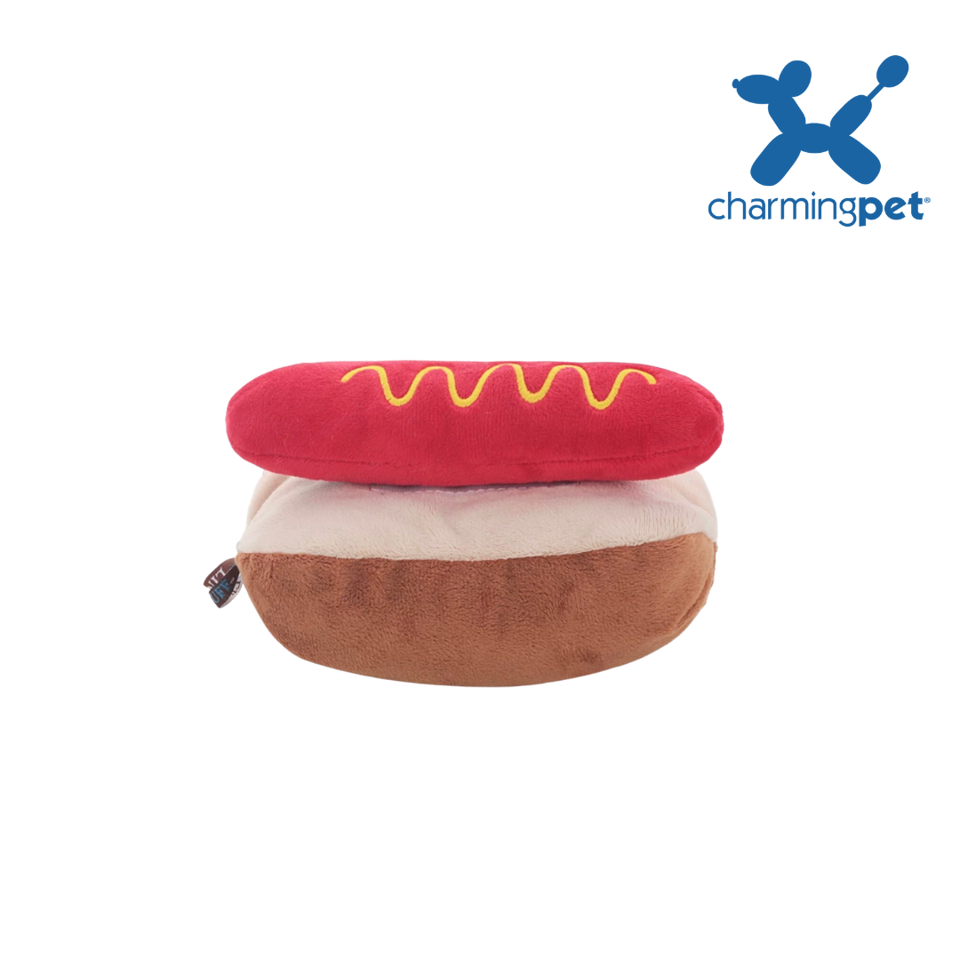 Charming Pet歡樂派對-熱狗 耐咬發聲玩具