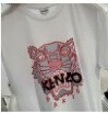[S] KENZO MEN'S SILICONE SCUBA TIGER T-SHIRT,WHITE, FA55TS5114YO-01 (SK90)