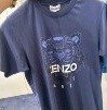 [S] KENZO MEN'S TIGER T-SHIRT,INK/BLUE, F855TS0504Y1-78 (SK92)