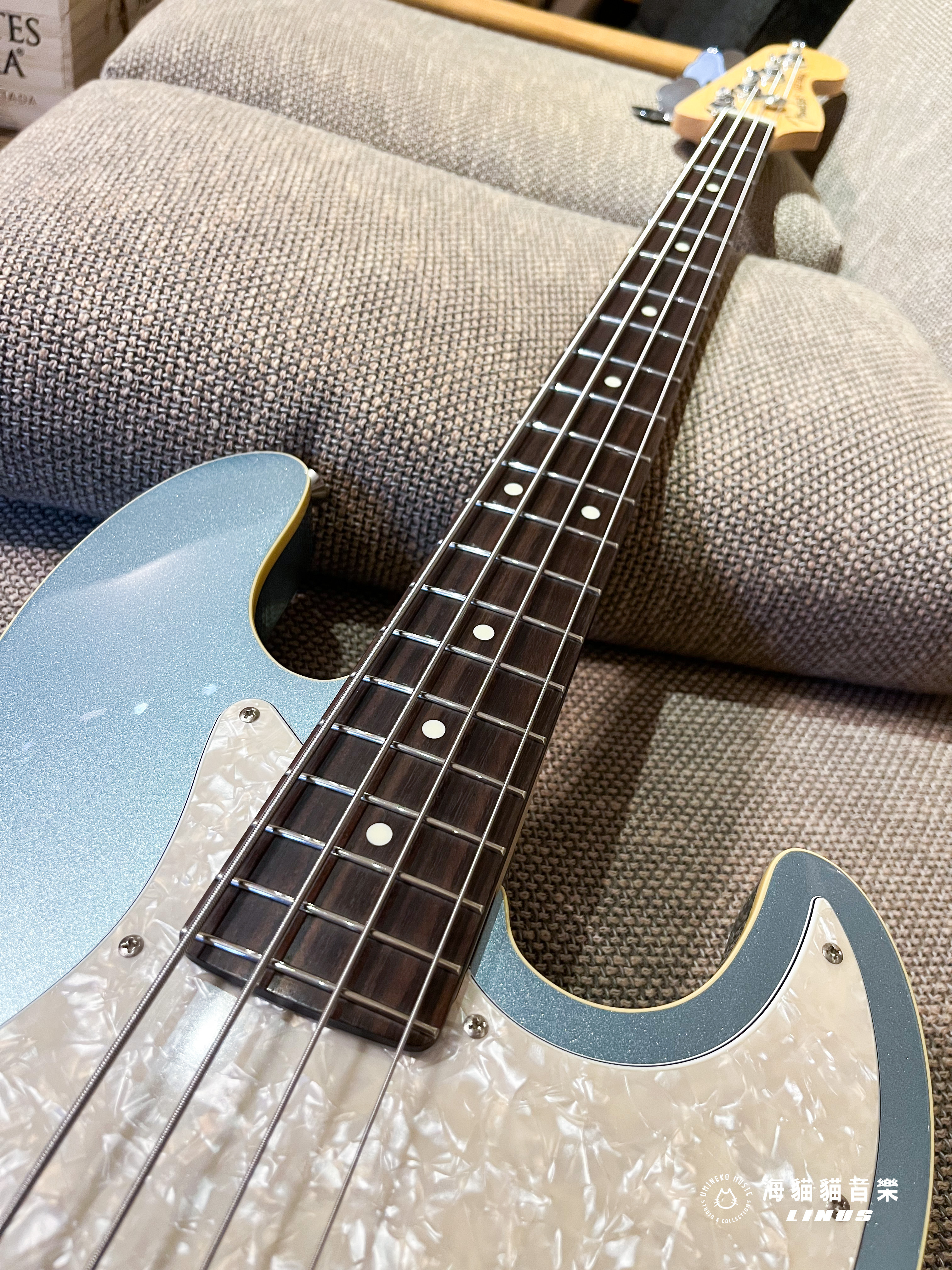 頂級》Fender Made in Japan Modern Jazz Bass Mystic Ice Bl