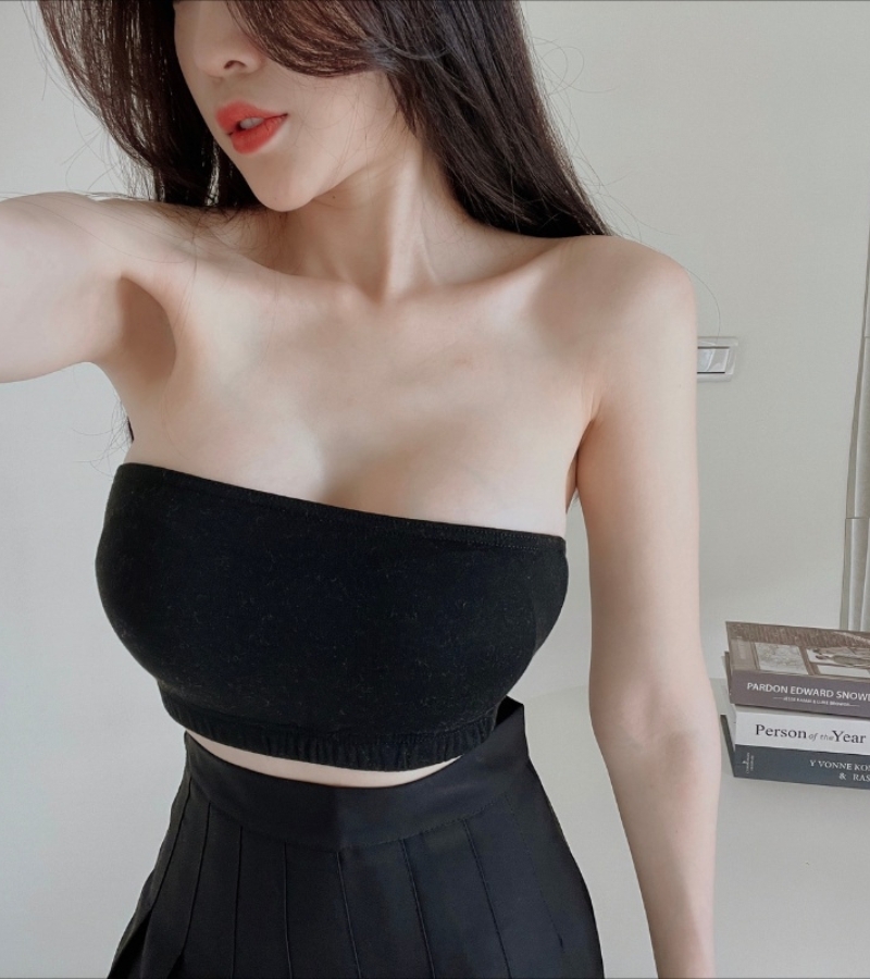 【DOMISS自訂】穿過回不去! 好穿不掉平口背心-2色 平口內衣 性感上衣 (現+預)