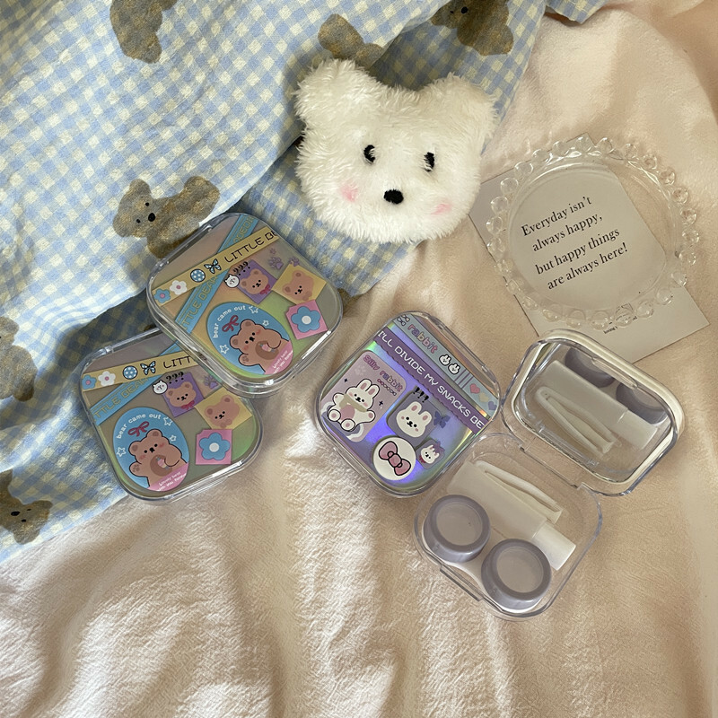 《2721》霓彩熊熊隱形眼鏡盒