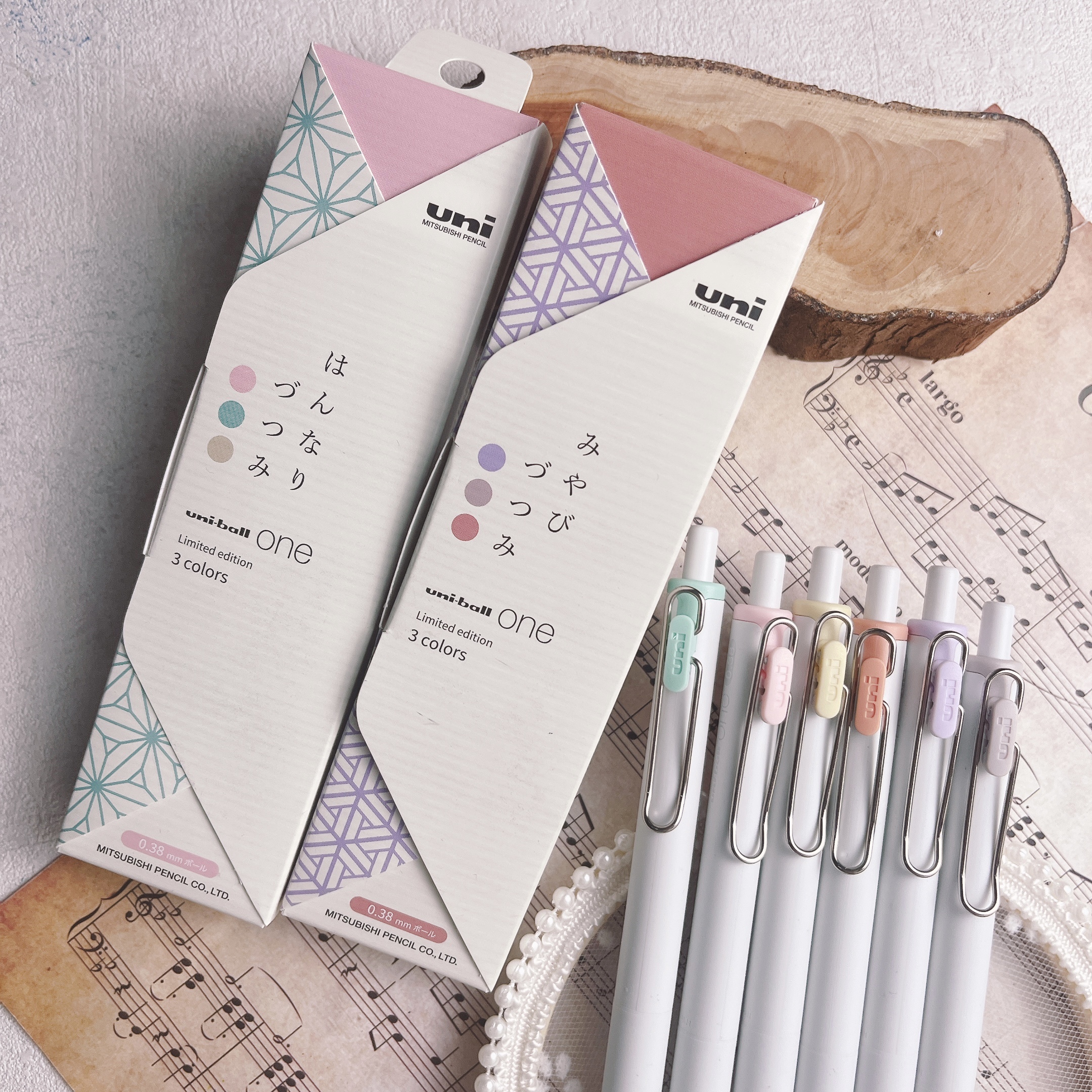 Uni | Uni ball one 新色 和菓子系列