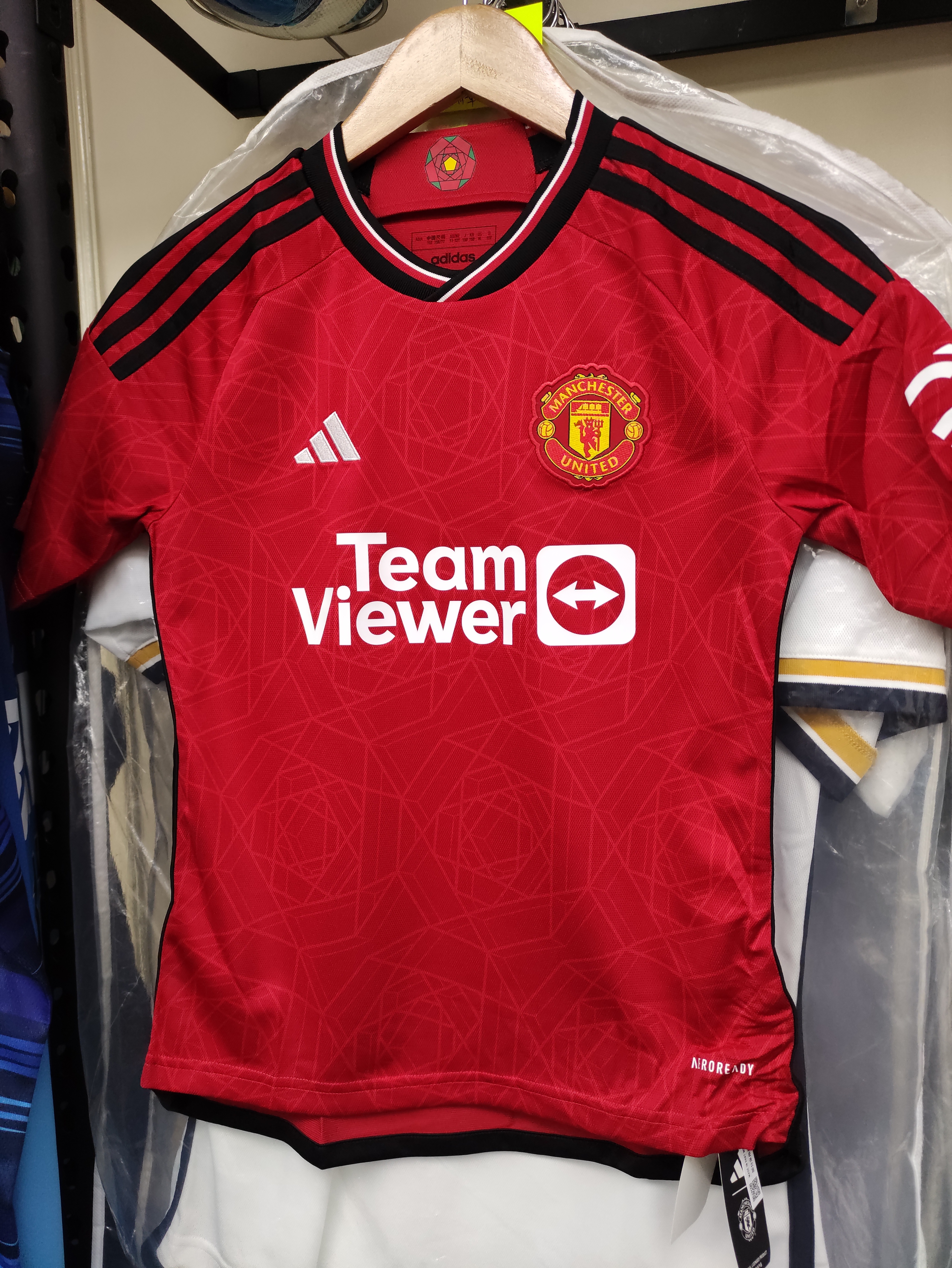 23-24曼聯主場童裝球衣