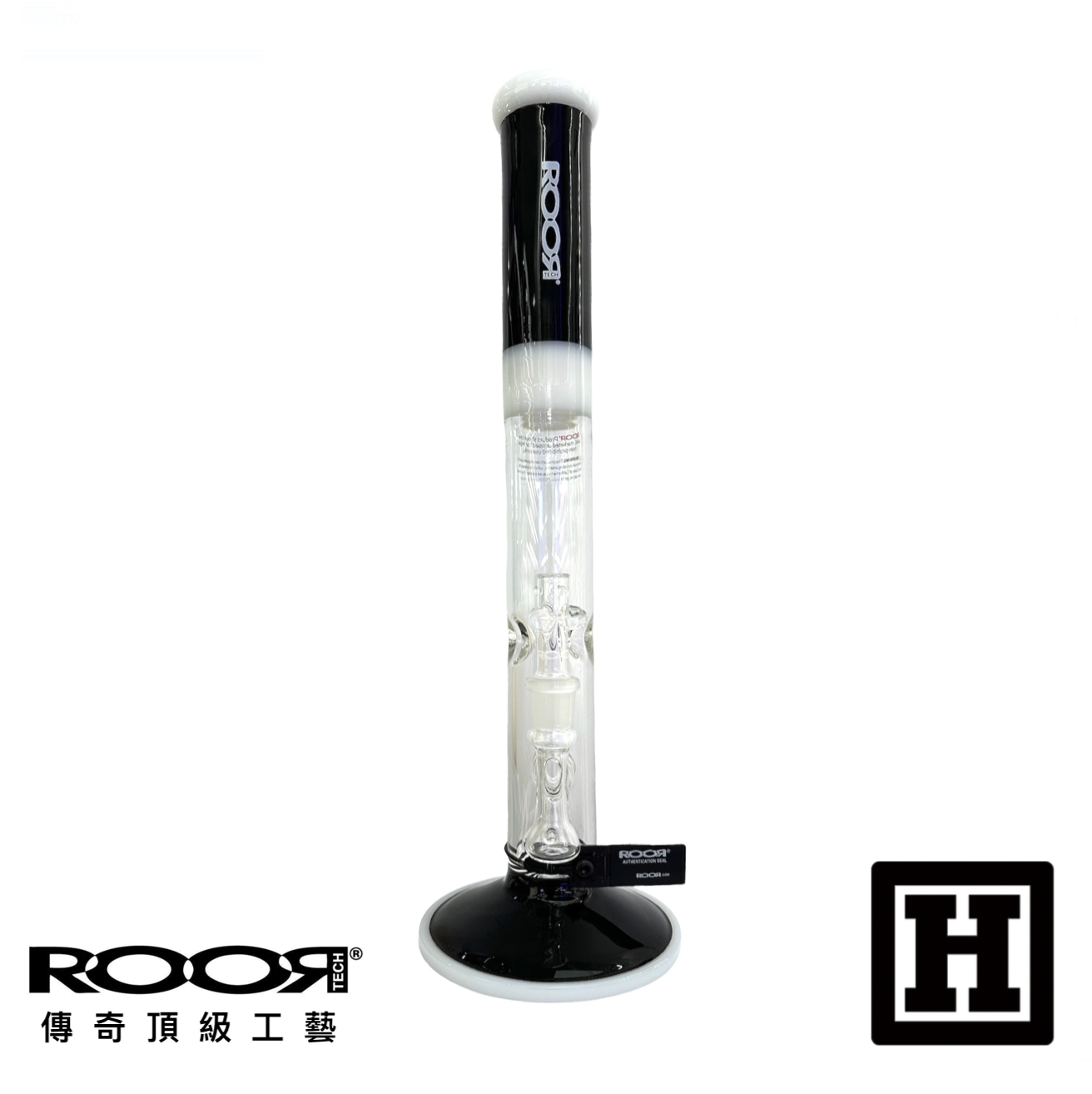 ROOR® TECH 18” Straight 直管 玻璃藝術品 (BONG)