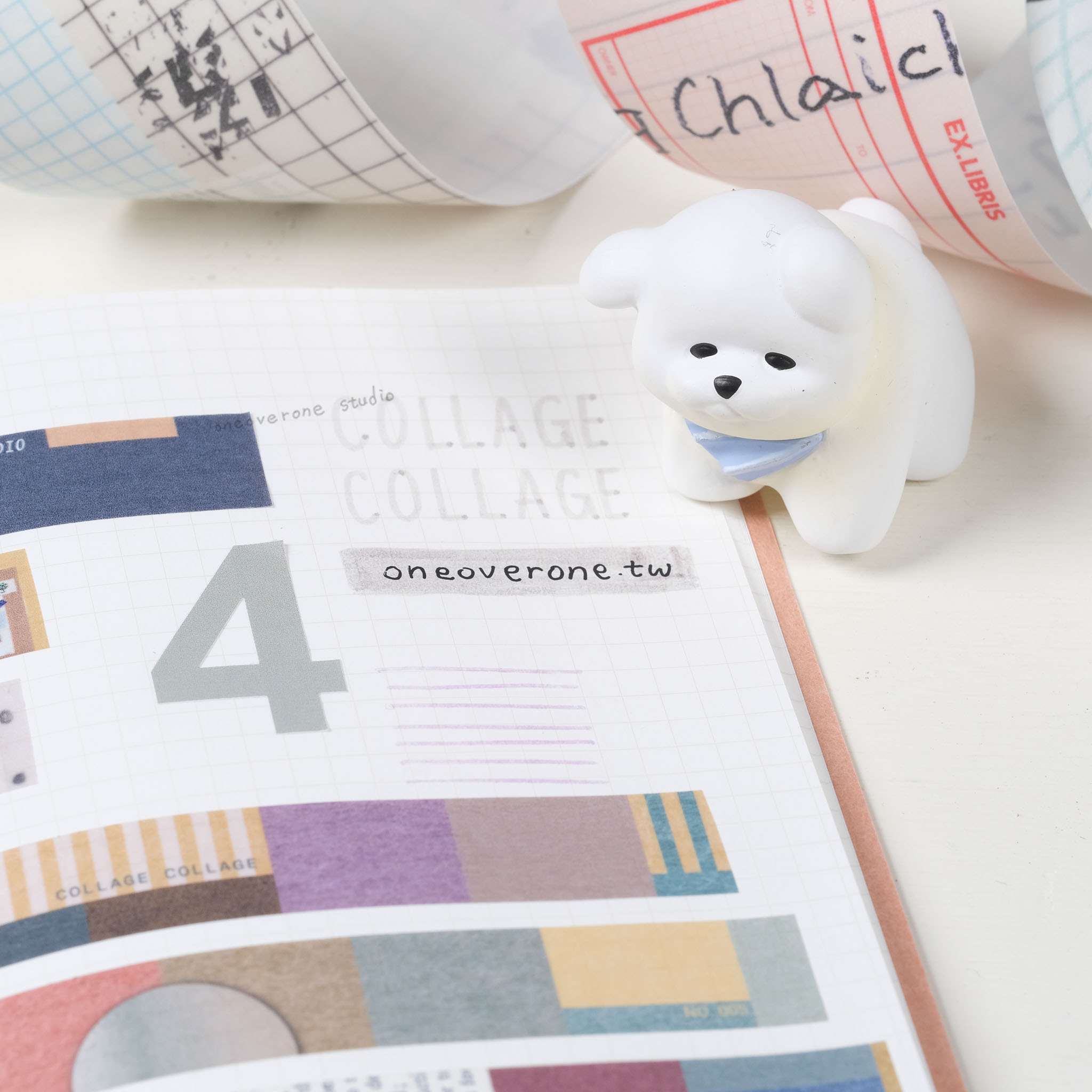 Collage Collage 紙膠帶 4-6 ｜一分之一工作室 臺灣