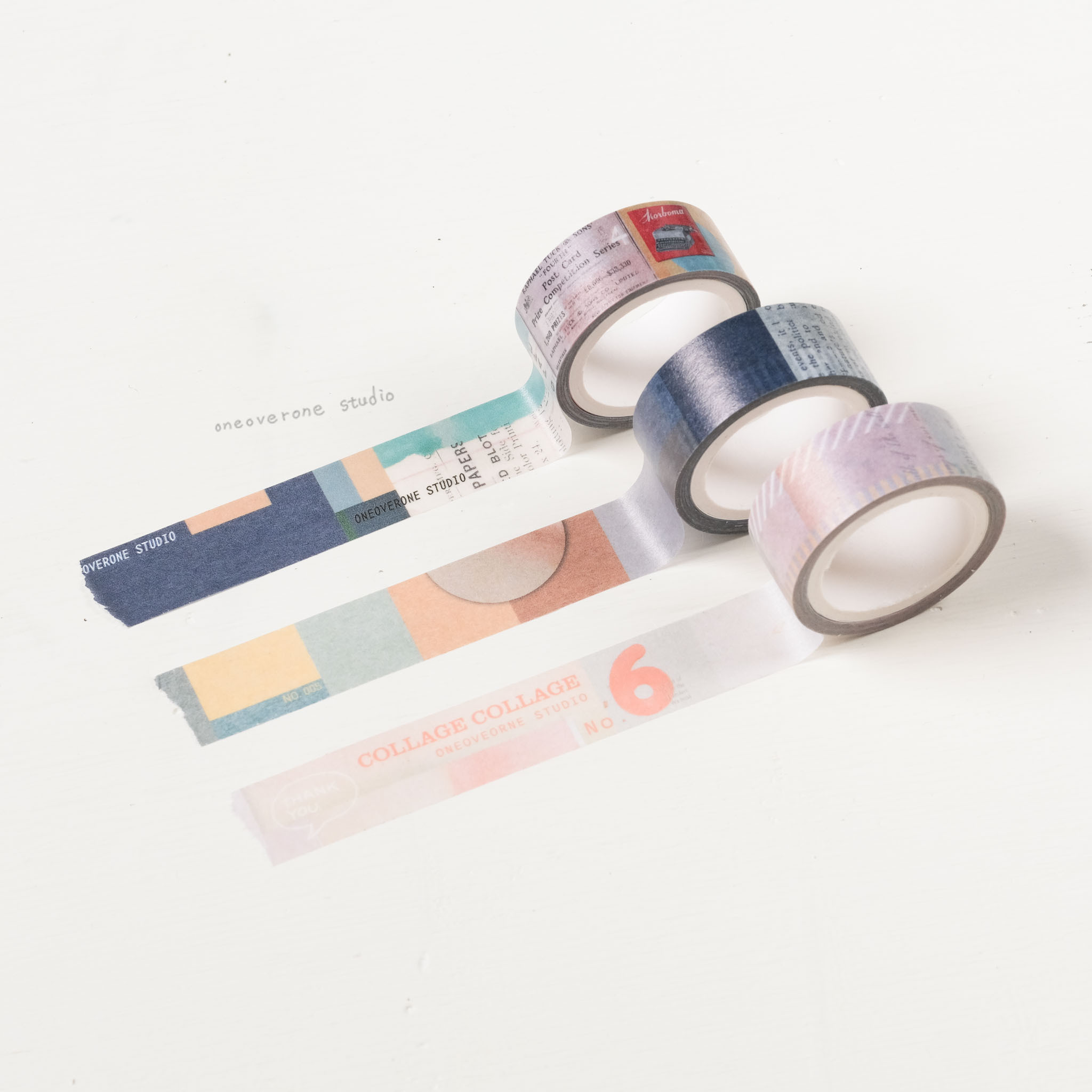 Collage Collage 紙膠帶 4-6 ｜一分之一工作室 臺灣