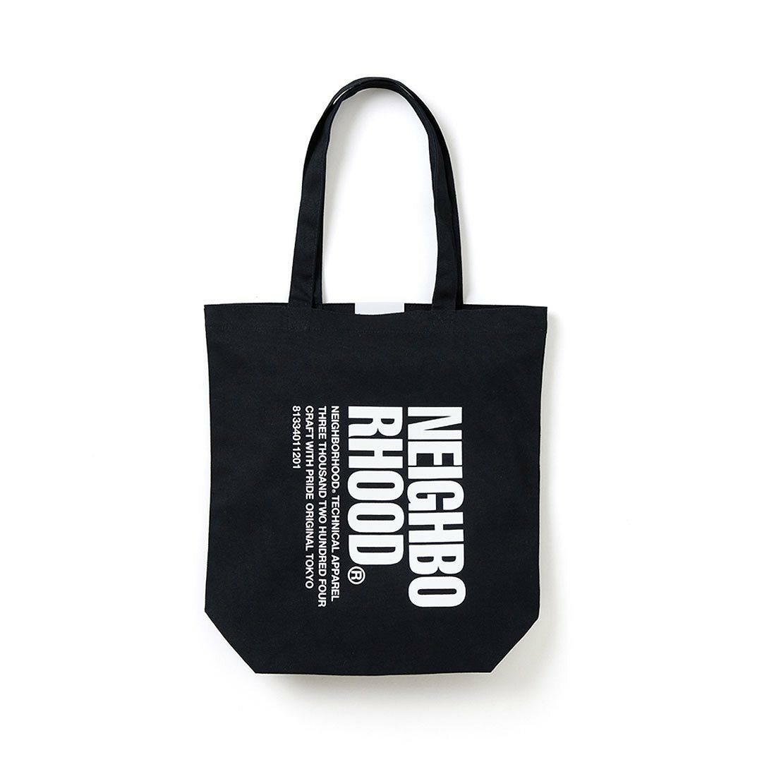 2023SS NEIGHBORHOOD LOGO PRINT TOTE BAG 托特包 手提包 環保包 現貨 231LBNH-CG02S