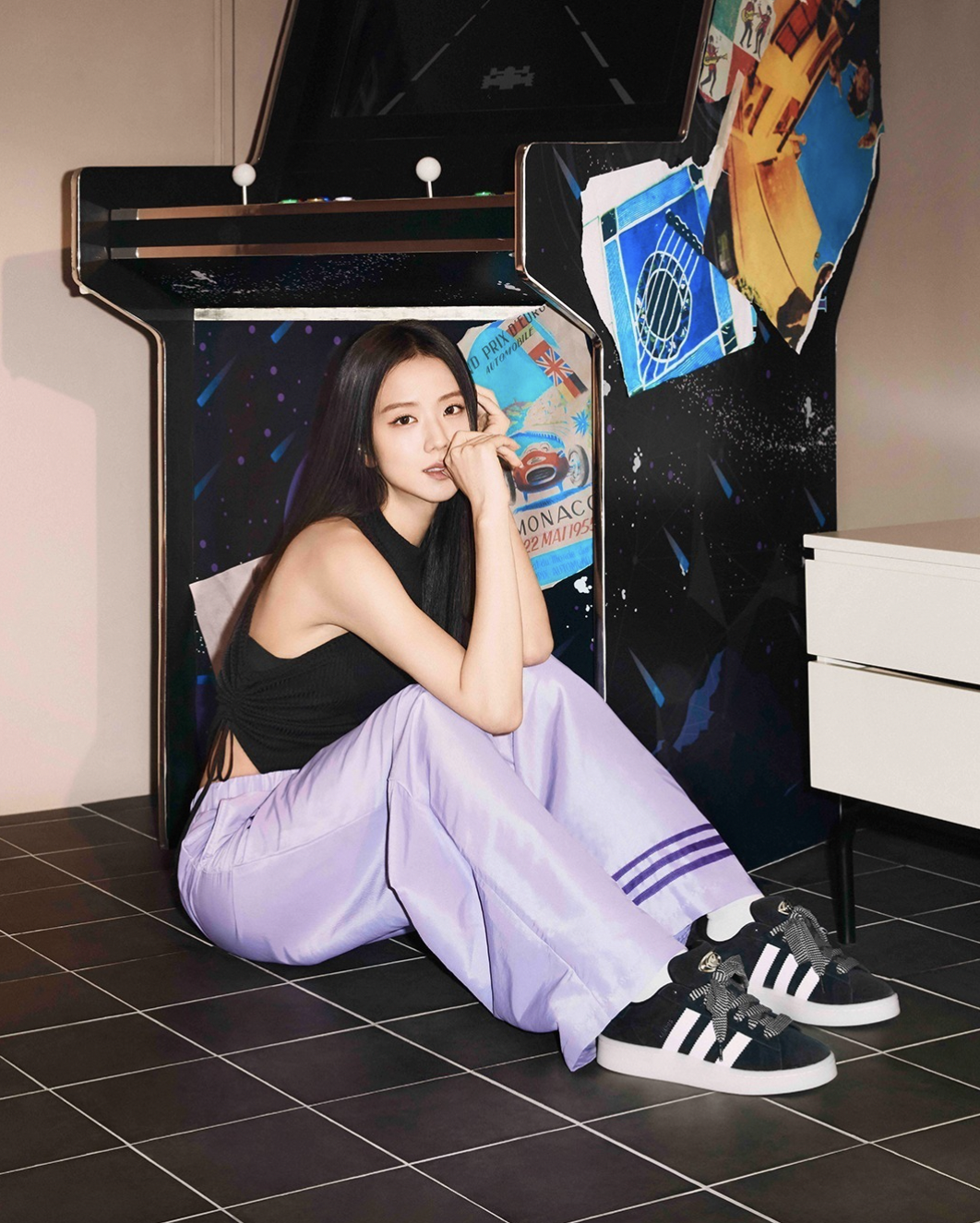 ADIDAS CAMPUS 00s W. JISOO著用 "BLACK-PINK"