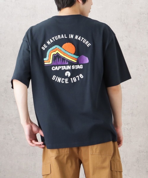 日牌 CAPTAIN STAG Sagara Back Print T-Shirt