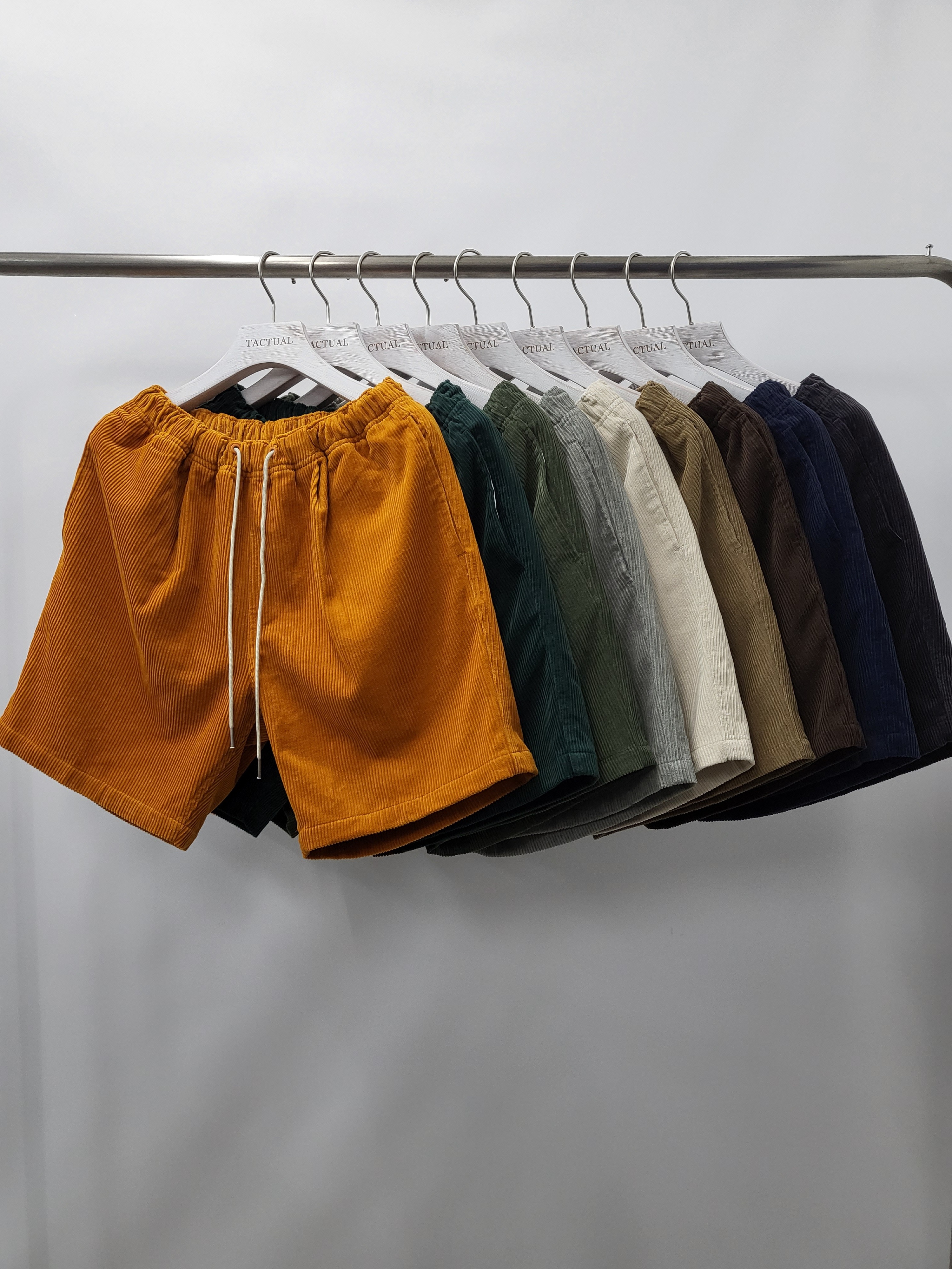 薄燈心絨短褲 P2483