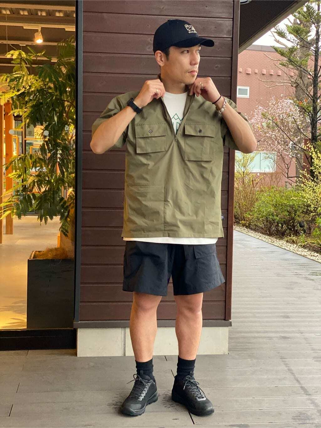 日本 WOOLRICH 高透氣半袖襯衫