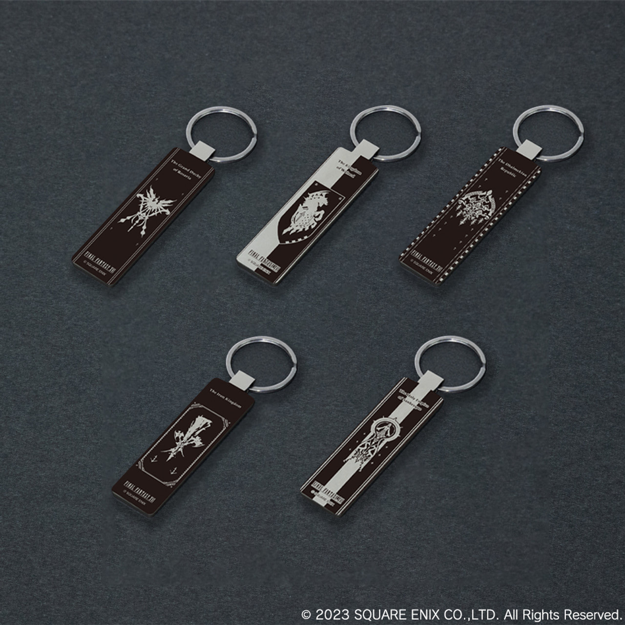 預訂2023/8月FINAL FANTASY XVI National Emblem Metal Mirror Key Holder (5 pcs Display)