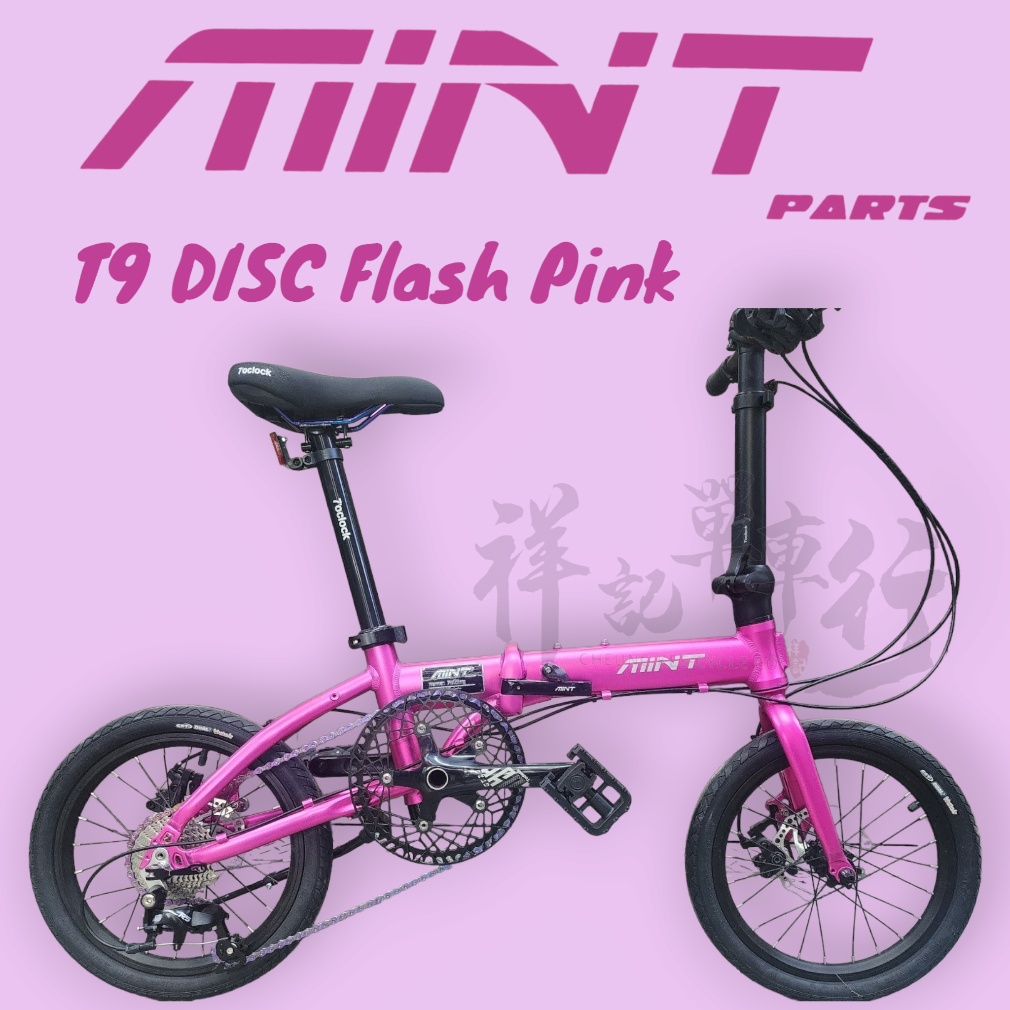 MINT T9 16英寸折疊自行車(349D)-CheungKee