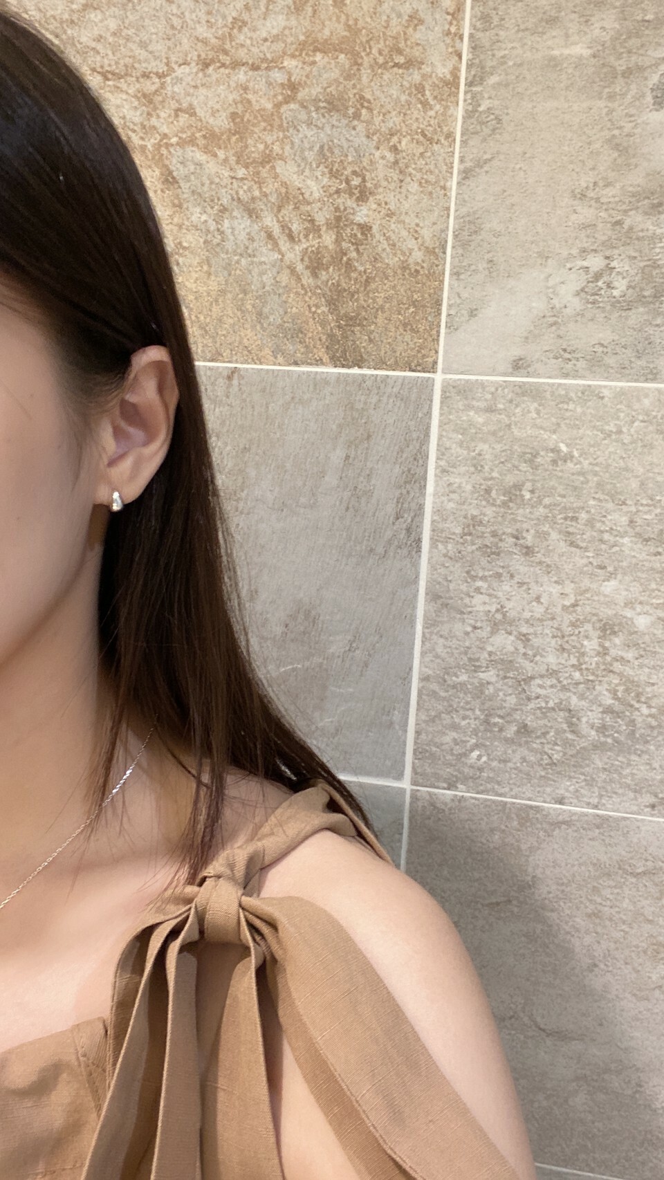 Y139 水滴耳環-925純銀