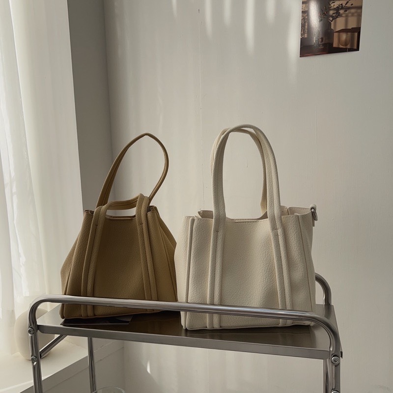 荔枝紋軟皮包中包/四色