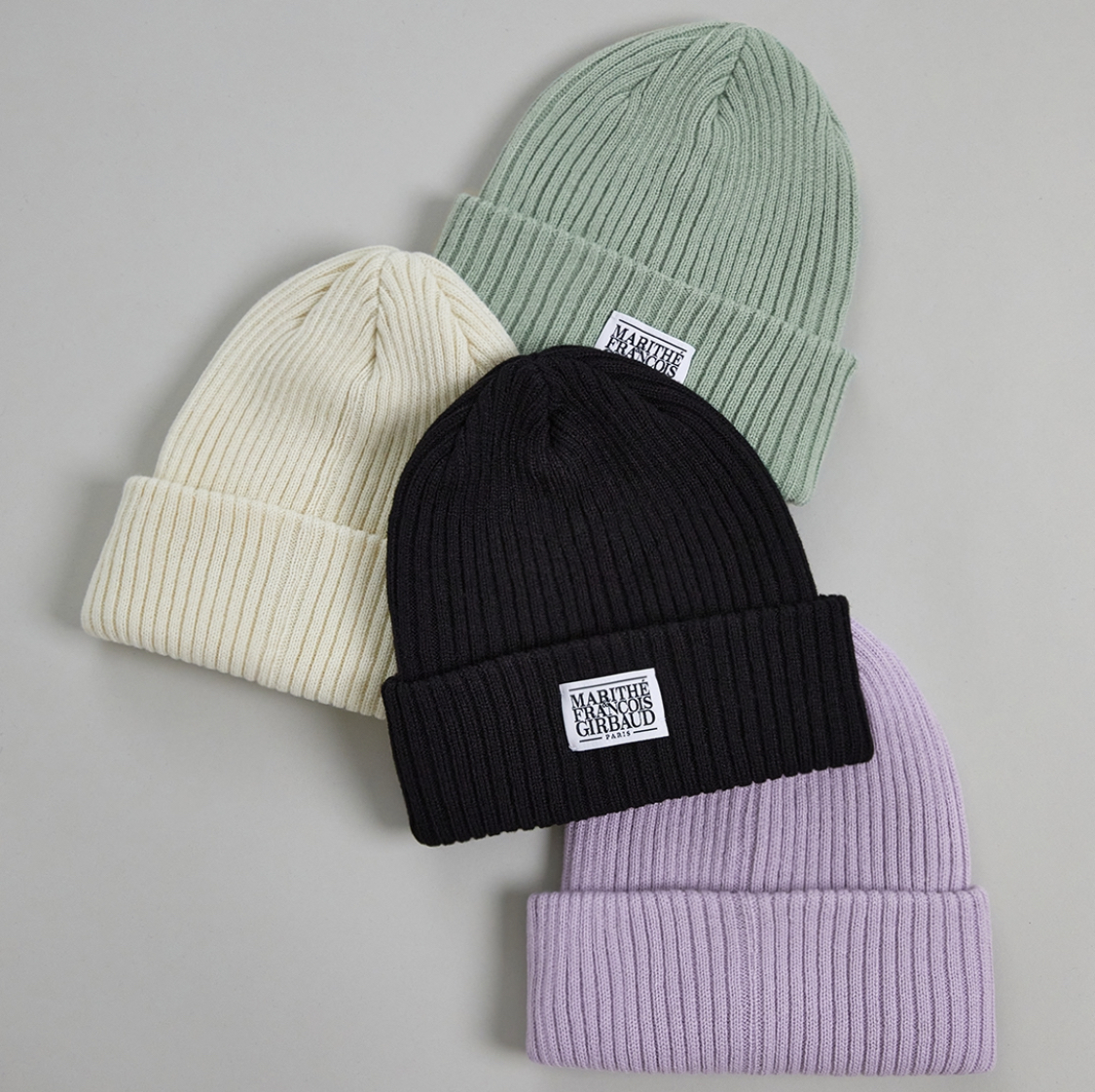 ( MARITHE FRANCOIS GIRBAUD ) CLASSIC LOGO BEANIE ｜4col