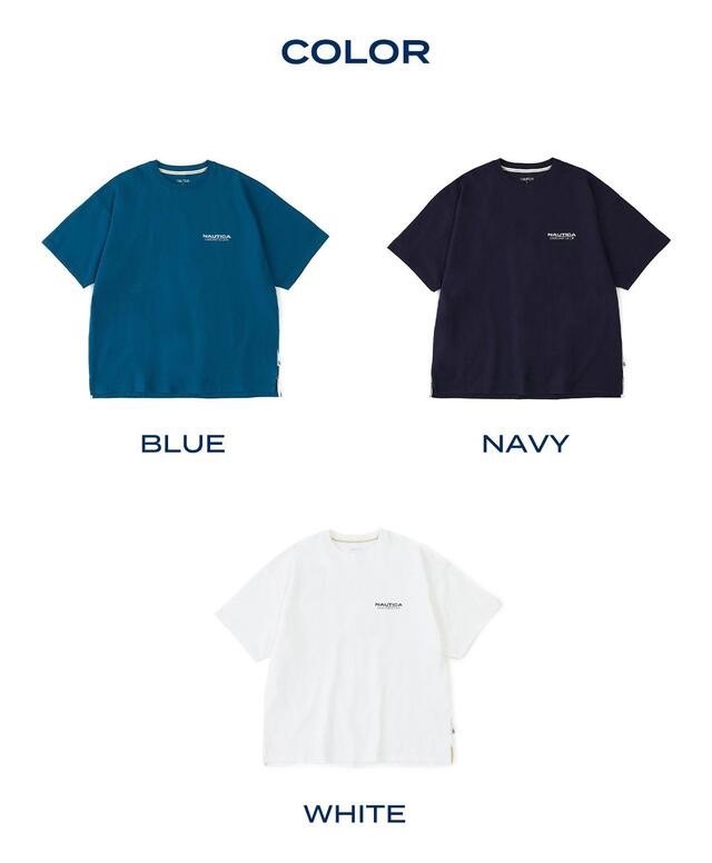 男女兼用【NAUTICA】SAILING CLUB TEE 364 NAVY◆送料込 Sailing Regatta Graphic T-Shirt | Nautica