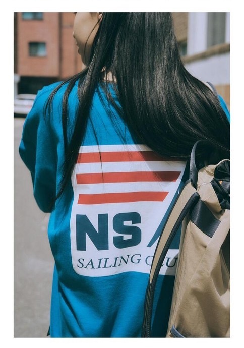 【Luxury】NAUTICA SAILING CLUB TEE 364  NS 美國 短Tee 美式 字母 短袖 寬版 OVERSIZE