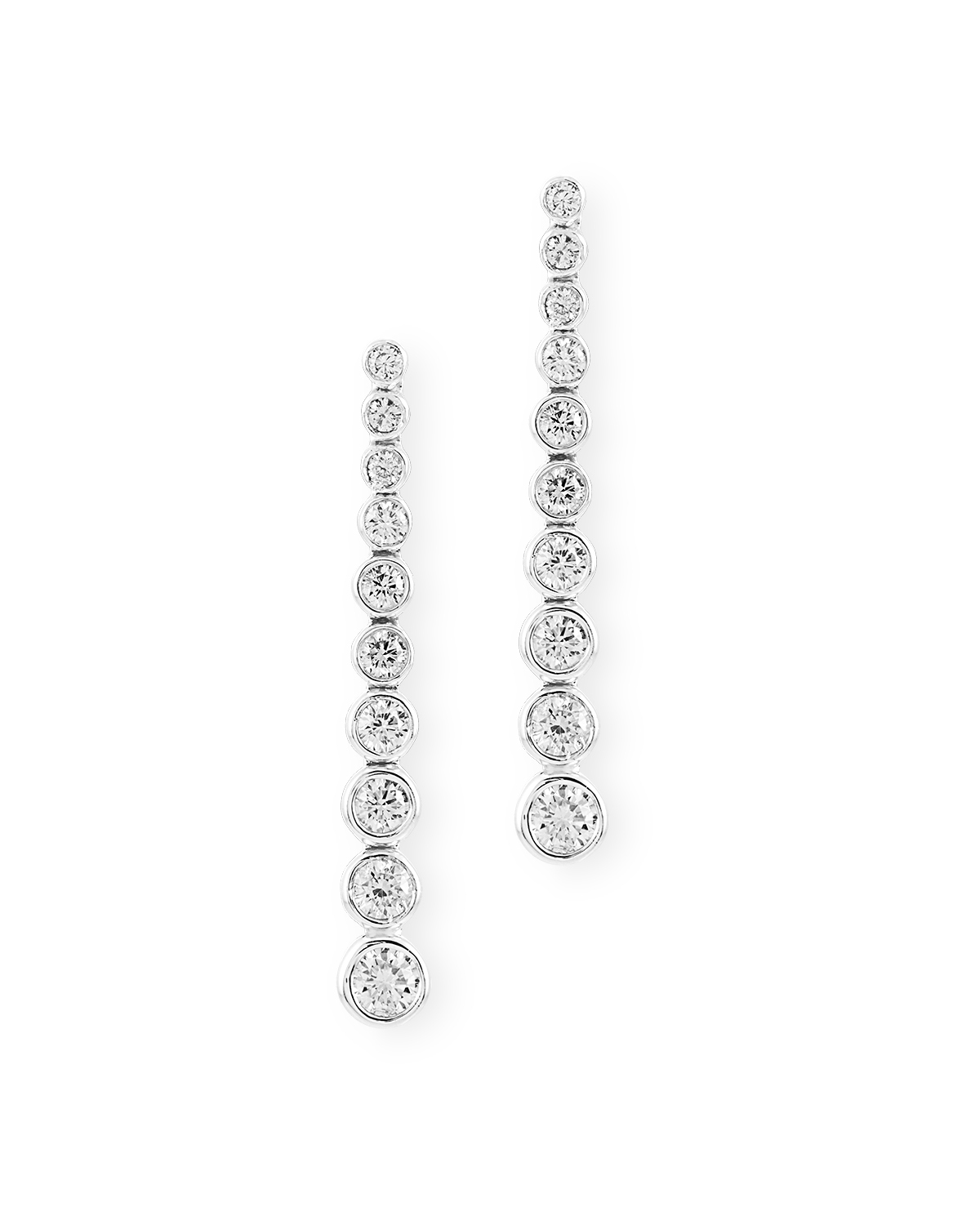 LIGHT YEARS - 天使之淚 鑽石線型耳環