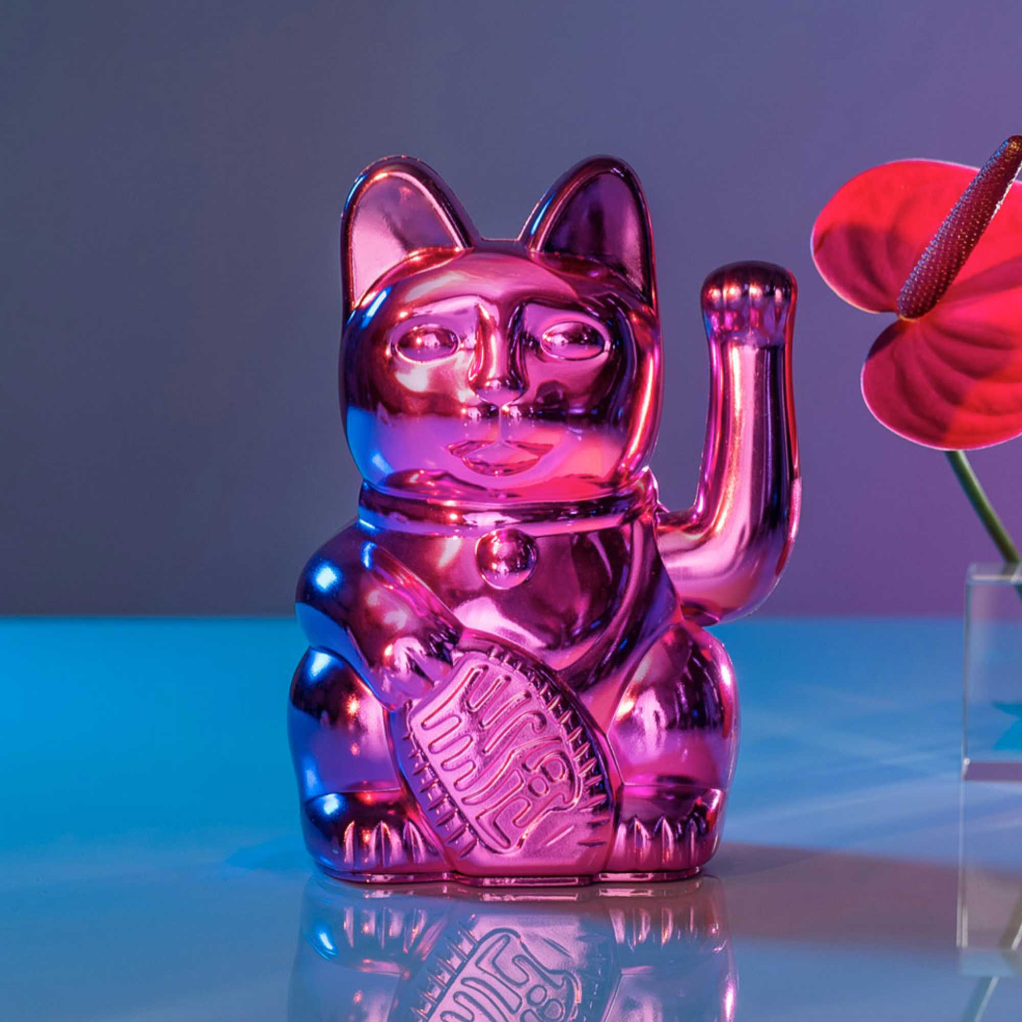 現貨｜[宇宙特別版 - 金星] 德國直送 🇩🇪 DONKEY 招財貓 Lucky Cat - Shiny Blue 水星 Venus｜Maneki-Neko