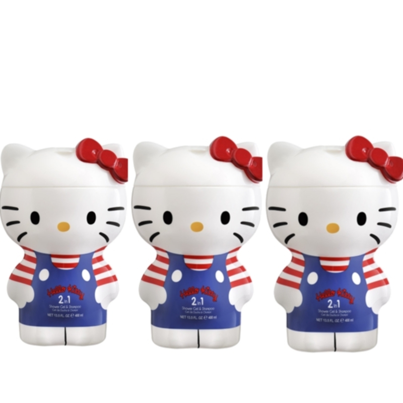 【GISH Beauty】 Hello Kitty 凱蒂貓2合1沐浴洗髮精 400ml(限量收藏版)