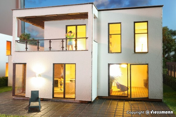 Kibri 38338 HO-scale Cube house Anna with balcony