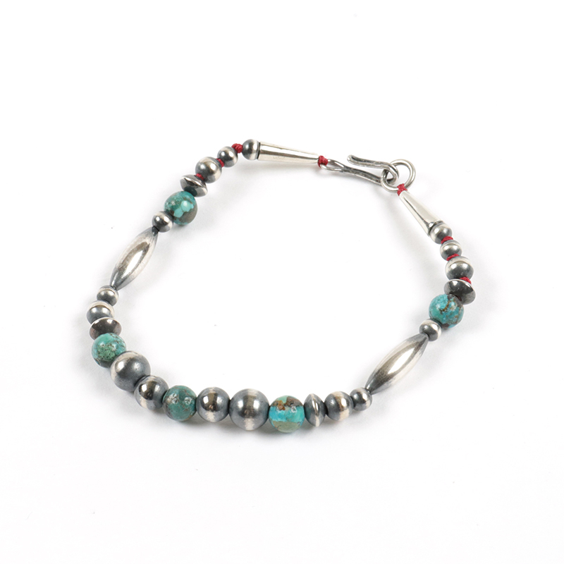 AMP JAPAN Navajo Pearl Turquoise Bracelet NMRE-421