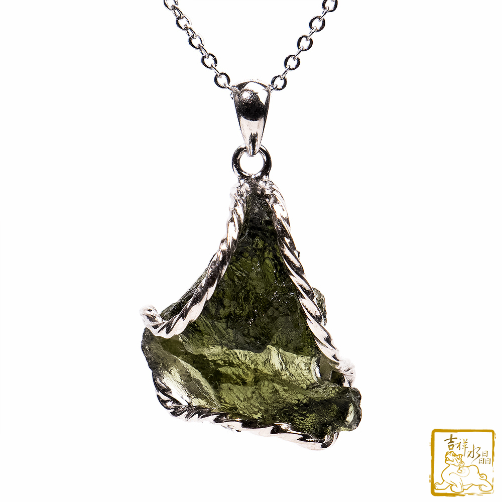 莫爾道玻隕石-捷克隕石墜 4.5g 平衡健康