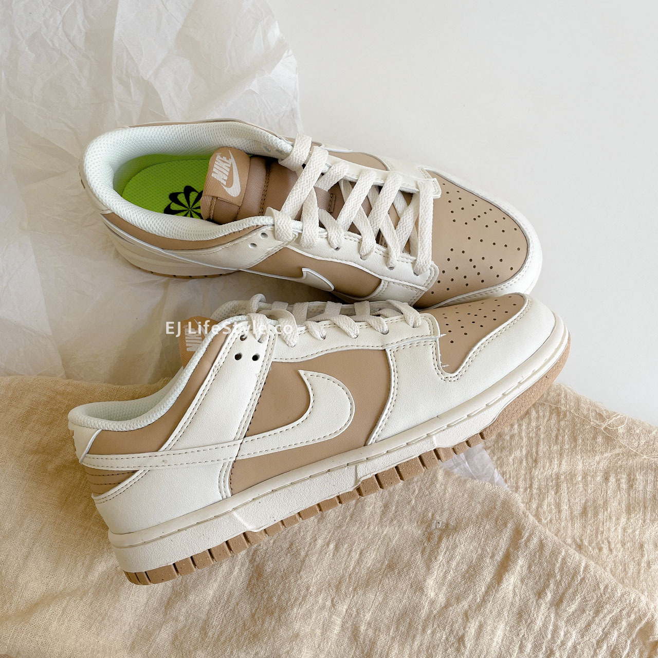 NIKE DUNK LOW 奶油白 奶茶 反轉 女鞋 DD1873-200 / 預購