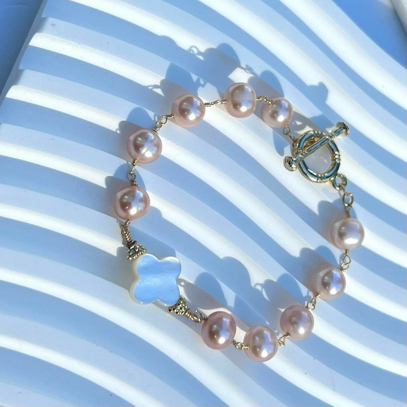 RABBIT BOUQUET天然石手作水晶手鏈-Chiffon Shine